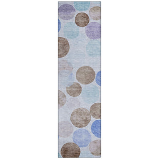 Piper Looms Chantille Geometric ACN1898 Sky Machine Washable Area Rug Runner Main Image