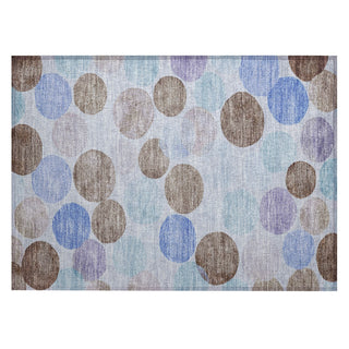 Piper Looms Chantille Geometric ACN1898 Sky Machine Washable Area Rug Scatter Main Image