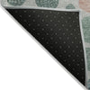 Piper Looms Chantille Geometric ACN1899 Cactus Machine Washable Area Rug Backing Image