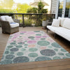 Piper Looms Chantille Geometric ACN1899 Cactus Machine Washable Area Rug Outdoor Lifestyle Image Feature