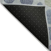 Piper Looms Chantille Geometric ACN1899 Denim Machine Washable Area Rug Backing Image