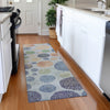 Piper Looms Chantille Geometric ACN1899 Denim Machine Washable Area Rug Runner Lifestyle Image Feature