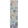 Piper Looms Chantille Geometric ACN1899 Denim Machine Washable Area Rug Runner Main Image