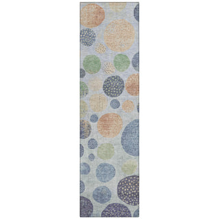 Piper Looms Chantille Geometric ACN1899 Denim Machine Washable Area Rug Runner Main Image
