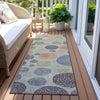 Piper Looms Chantille Geometric ACN1899 Denim Machine Washable Area Rug Runner Outdoor Lifestyle Image Feature