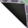 Piper Looms Chantille Geometric ACN1899 Purple Machine Washable Area Rug Backing Image