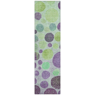Piper Looms Chantille Geometric ACN1899 Purple Machine Washable Area Rug Runner Main Image