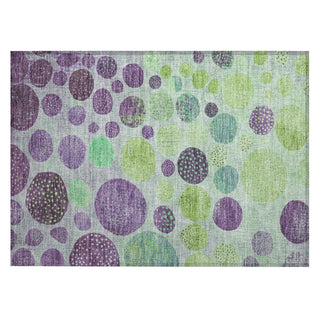 Piper Looms Chantille Geometric ACN1899 Purple Machine Washable Area Rug Scatter Main Image