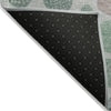 Piper Looms Chantille Geometric ACN1899 Sage Machine Washable Area Rug Backing Image