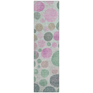 Piper Looms Chantille Geometric ACN1899 Sage Machine Washable Area Rug Runner Main Image