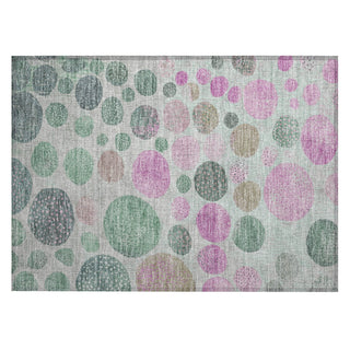 Piper Looms Chantille Geometric ACN1899 Sage Machine Washable Area Rug Scatter Main Image