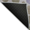 Piper Looms Chantille Geometric ACN1899 Taupe Machine Washable Area Rug Backing Image