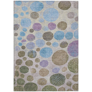 Piper Looms Chantille Geometric ACN1899 Taupe Machine Washable Area Rug main image