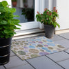 Piper Looms Chantille Geometric ACN1899 Taupe Machine Washable Area Rug Scatter Outdoor Lifestyle Image Feature