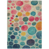 Piper Looms Chantille Geometric ACN1899 Teal Machine Washable Area Rug main image