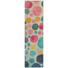 Piper Looms Chantille Geometric ACN1899 Teal Machine Washable Area Rug Runner Main Image