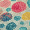 Piper Looms Chantille Geometric ACN1899 Teal Machine Washable Area Rug Swatch Image
