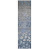 Piper Looms Chantille Floral ACN1900 Denim Machine Washable Area Rug Runner Main Image