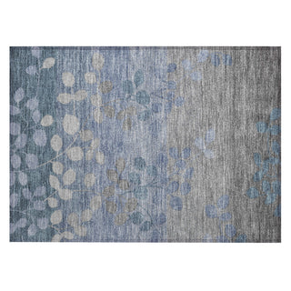 Piper Looms Chantille Floral ACN1900 Denim Machine Washable Area Rug Scatter Main Image