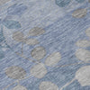 Piper Looms Chantille Floral ACN1900 Denim Machine Washable Area Rug Swatch Image