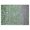 Piper Looms Chantille Floral ACN1900 Green Machine Washable Area Rug Scatter Main Image