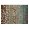 Piper Looms Chantille Floral ACN1900 Mocha Machine Washable Area Rug Scatter Main Image