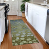 Piper Looms Chantille Floral ACN1900 Olive Machine Washable Area Rug Runner Lifestyle Image Feature
