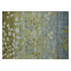 Piper Looms Chantille Floral ACN1900 Olive Machine Washable Area Rug Scatter Main Image