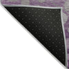 Piper Looms Chantille Floral ACN1900 Purple Machine Washable Area Rug Backing Image