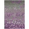 Piper Looms Chantille Floral ACN1900 Purple Machine Washable Area Rug main image