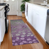 Piper Looms Chantille Floral ACN1900 Purple Machine Washable Area Rug Runner Lifestyle Image Feature
