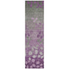 Piper Looms Chantille Floral ACN1900 Purple Machine Washable Area Rug Runner Main Image