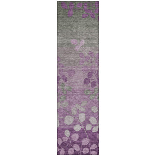 Piper Looms Chantille Floral ACN1900 Purple Machine Washable Area Rug Runner Main Image