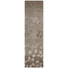 Piper Looms Chantille Floral ACN1900 Taupe Machine Washable Area Rug Runner Main Image