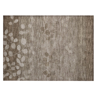 Piper Looms Chantille Floral ACN1900 Taupe Machine Washable Area Rug Scatter Main Image