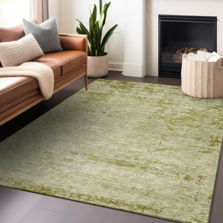 Piper Looms Chantille Modern ACN1901 Aloe Machine Washable Area Rug Lifestyle Image Feature