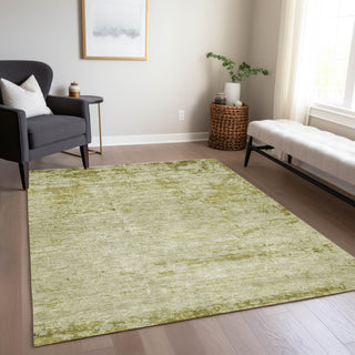 Piper Looms Chantille Modern ACN1901 Aloe Machine Washable Area Rug Lifestyle Image Feature