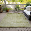 Piper Looms Chantille Modern ACN1901 Aloe Machine Washable Area Rug Outdoor Lifestyle Image Feature