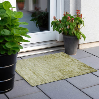 Piper Looms Chantille Modern ACN1901 Aloe Machine Washable Area Rug Scatter Outdoor Lifestyle Image Feature