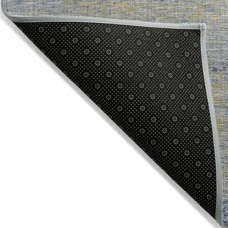 Piper Looms Chantille Modern ACN1901 Navy Machine Washable Area Rug Backing Image
