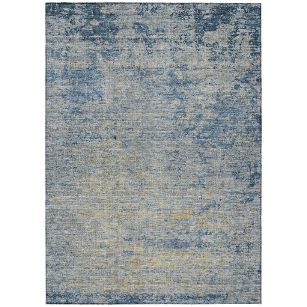 Piper Looms Chantille Modern ACN1901 Navy Machine Washable Area Rug main image