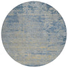 Piper Looms Chantille Modern ACN1901 Navy Machine Washable Area Rug Round Main Image