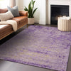 Piper Looms Chantille Modern ACN1901 Purple Machine Washable Area Rug Lifestyle Image Feature