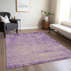 Piper Looms Chantille Modern ACN1901 Purple Machine Washable Area Rug Lifestyle Image Feature