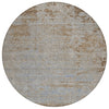 Piper Looms Chantille Modern ACN1901 Taupe Machine Washable Area Rug Round Main Image