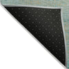 Piper Looms Chantille Modern ACN1901 Teal Machine Washable Area Rug Backing Image