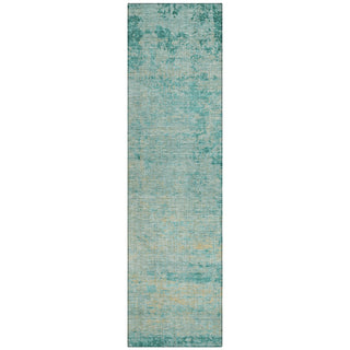 Piper Looms Chantille Modern ACN1901 Teal Machine Washable Area Rug Runner Main Image