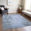 Piper Looms Chantille Modern ACN1902 Blue Machine Washable Area Rug Lifestyle Image Feature