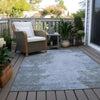 Piper Looms Chantille Modern ACN1902 Blue Machine Washable Area Rug Outdoor Lifestyle Image Feature