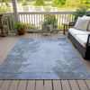 Piper Looms Chantille Modern ACN1902 Blue Machine Washable Area Rug Outdoor Lifestyle Image Feature